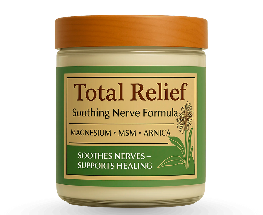 Total Relief Soothing Nerve Formula jar