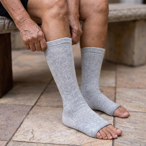 Anti-Fatigue Bamboo Footsleeves