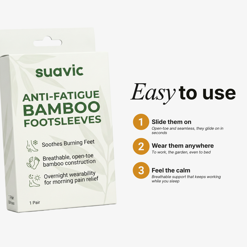 Anti-Fatigue Bamboo Footsleeves