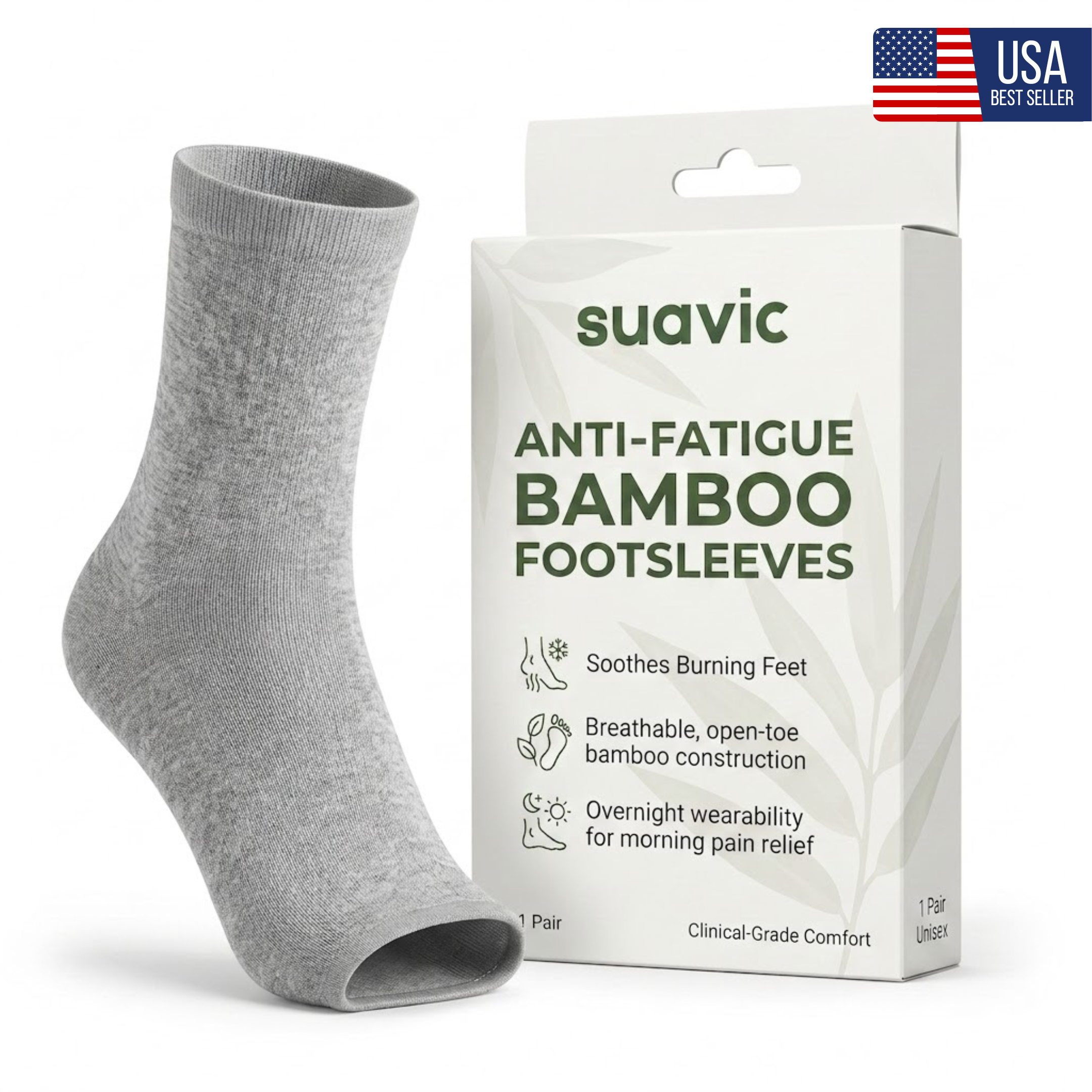 Anti-Fatigue Bamboo Footsleeves